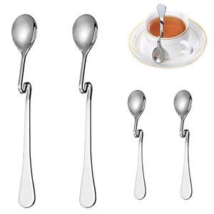 Creative Bending Handle Stainless Steel Stirring Spoons